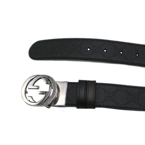 12787 - Reversible Gucci Signature Belt Black and Brown 95 38 473030 main image 4